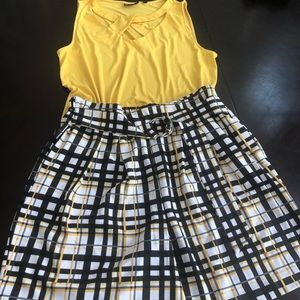New York and Co dress short outfit